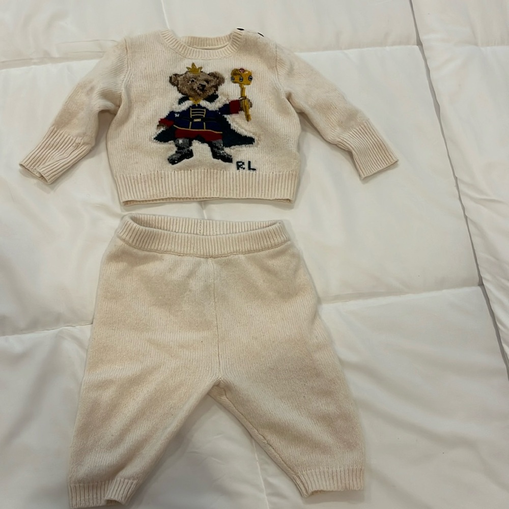 Ralph Lauren baby sweater set